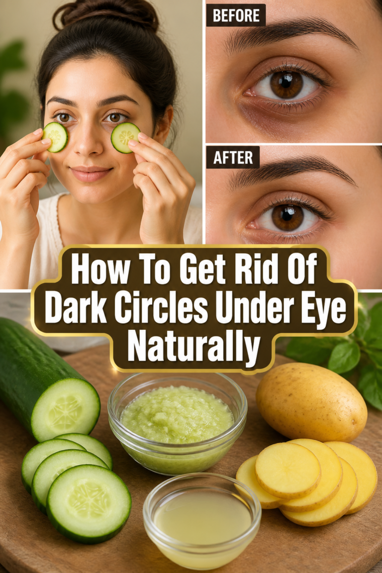✨ How To Get Rid Of Dark Circles Under Eye Naturally