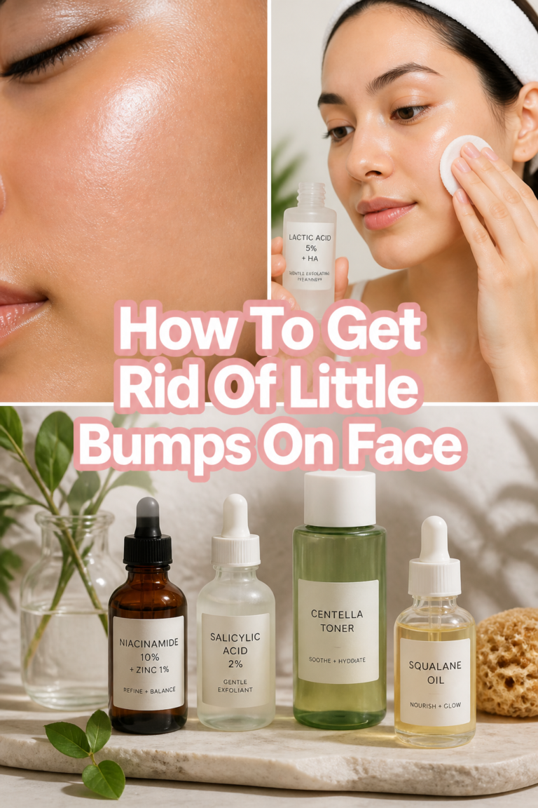 ✨ How To Get Rid Of Little Bumps On Face