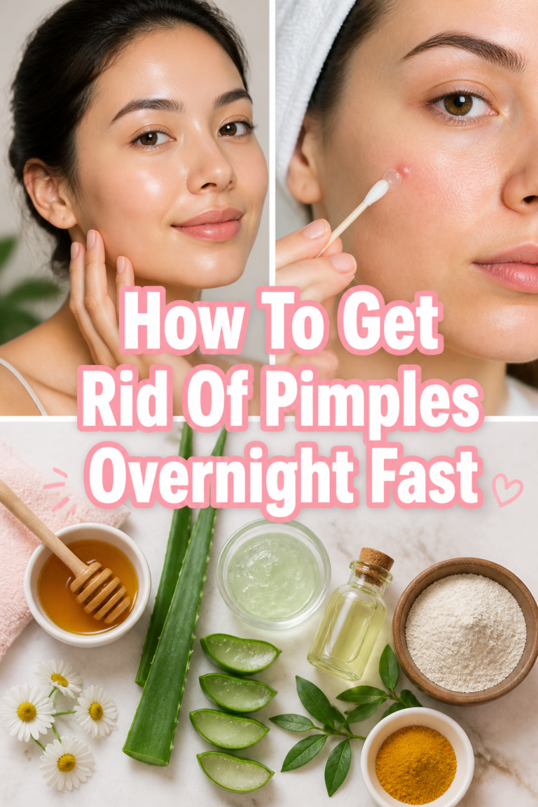 ✨ How To Get Rid Of Pimples Overnight Fast