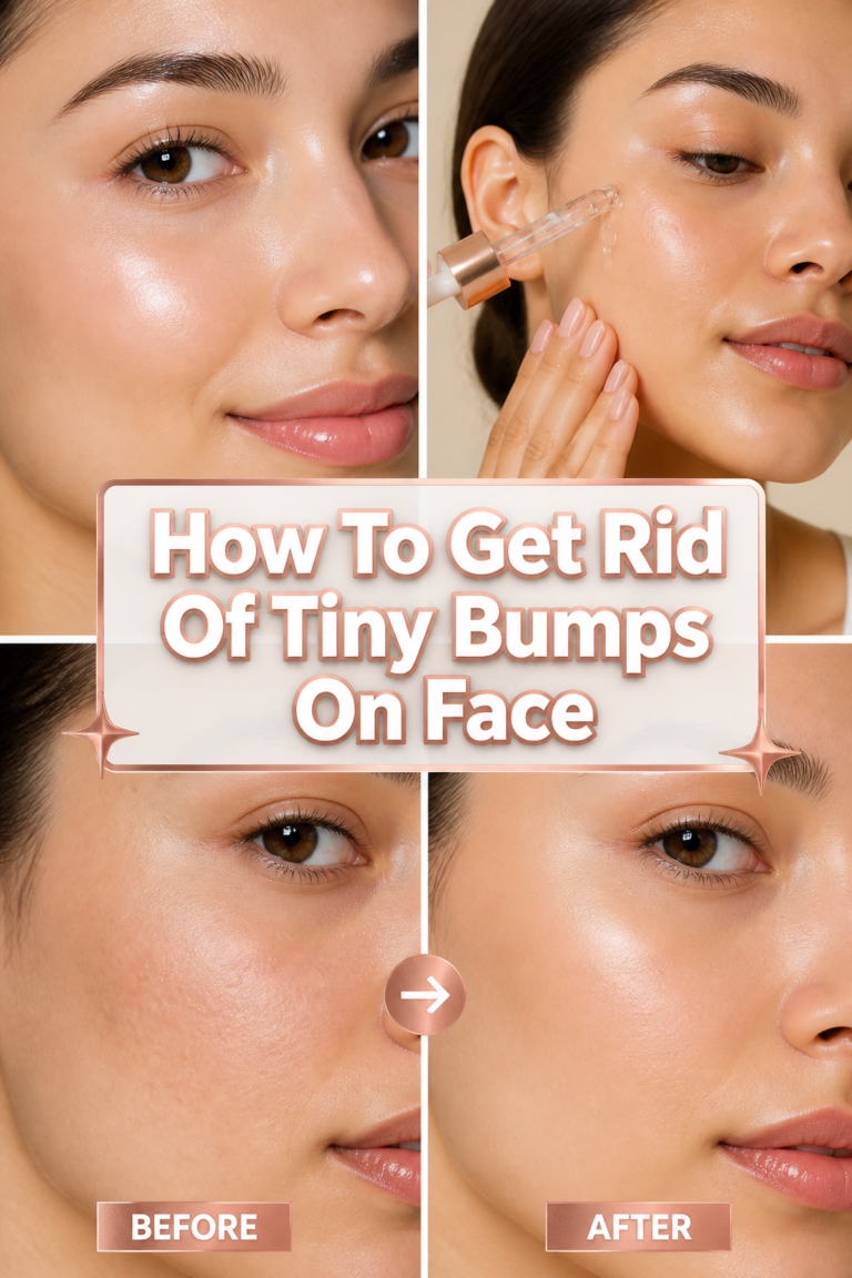 ✨ How To Get Rid Of Tiny Bumps On Face