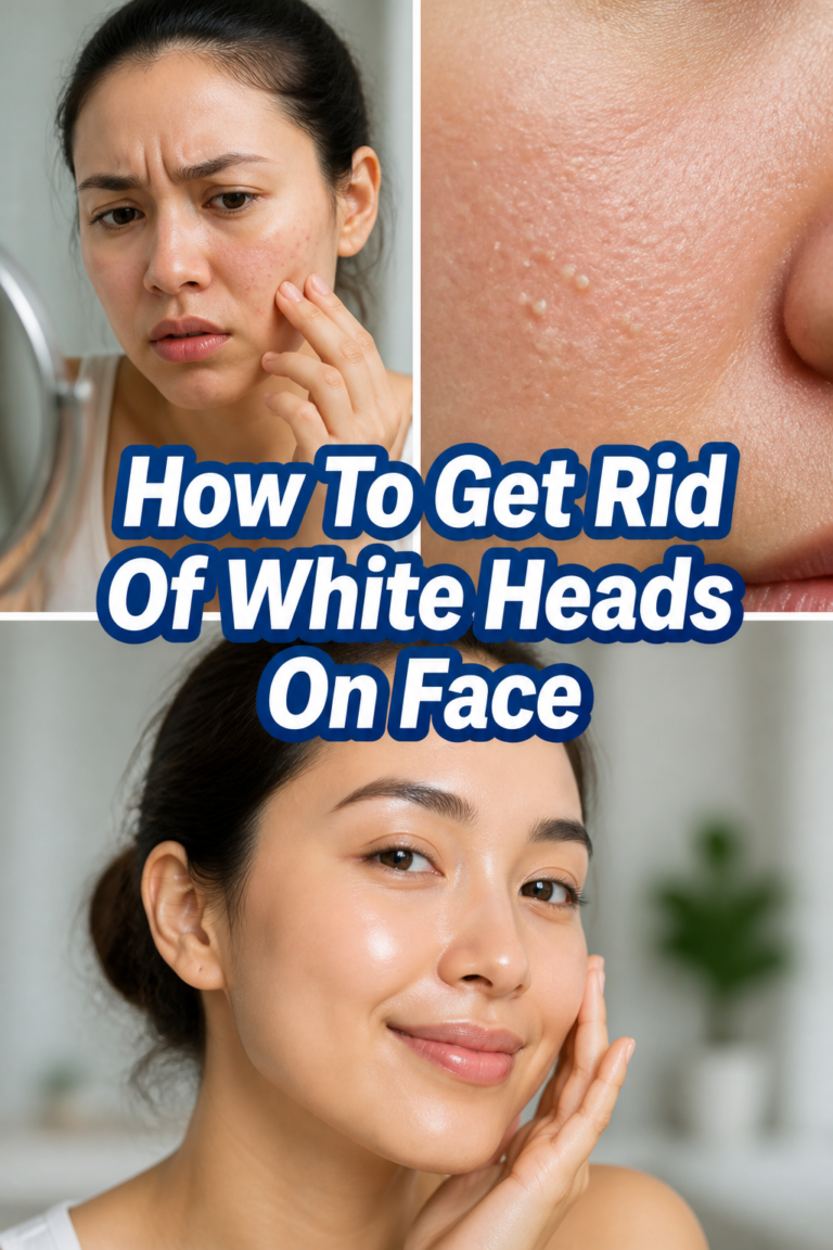 How To Get Rid Of White Heads On Face