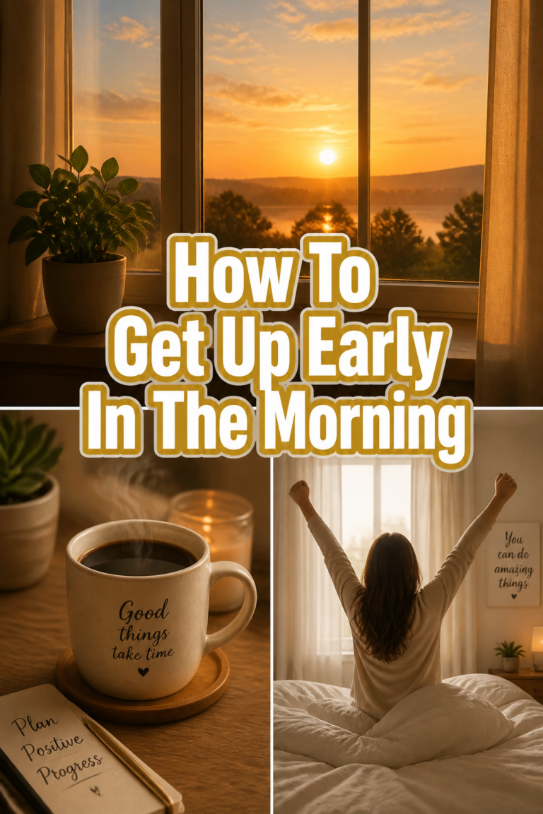 ☀️ How To Get Up Early In The Morning