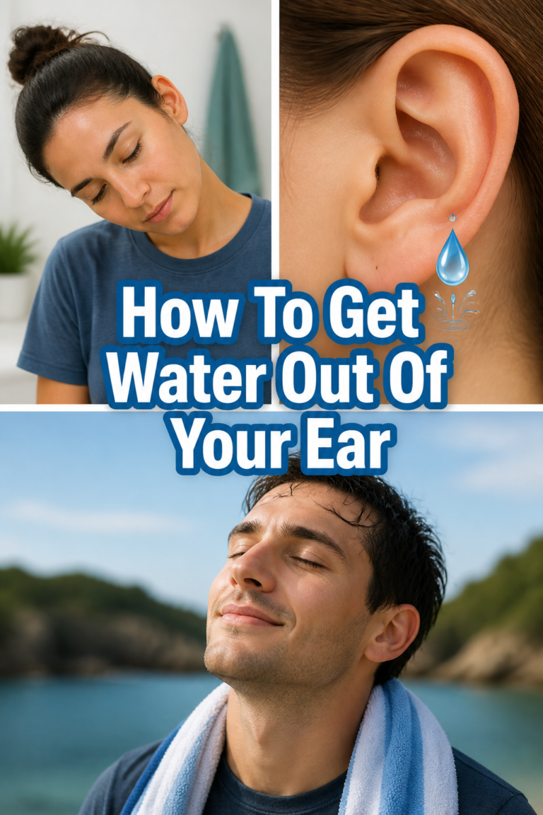 👂 How To Get Water Out Of Your Ear