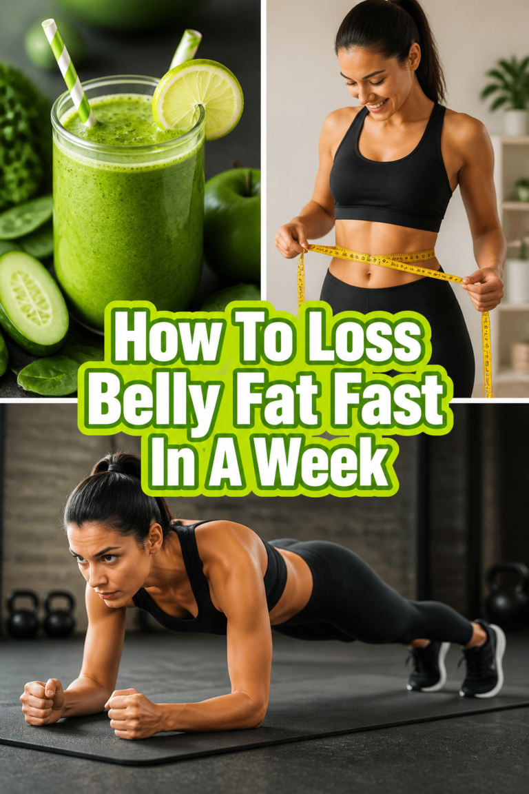 How To Loss Belly Fat Fast In A Week