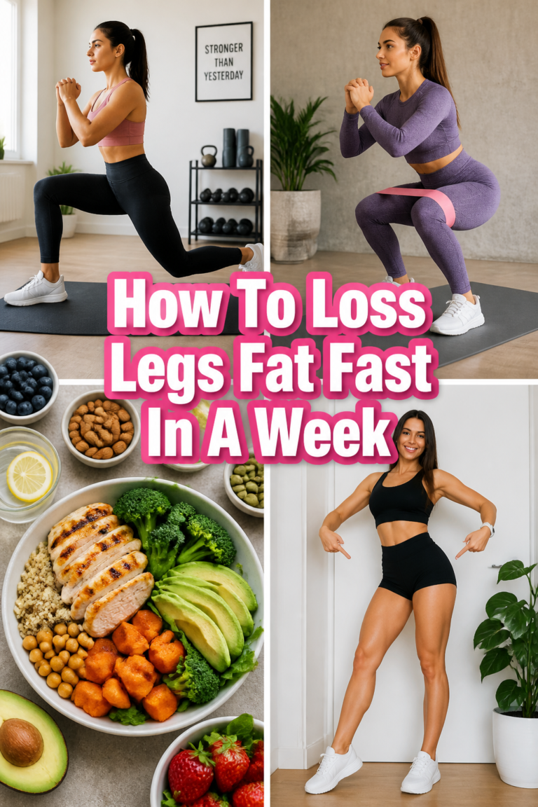 🦵 How To Loss Legs Fat Fast In A Week