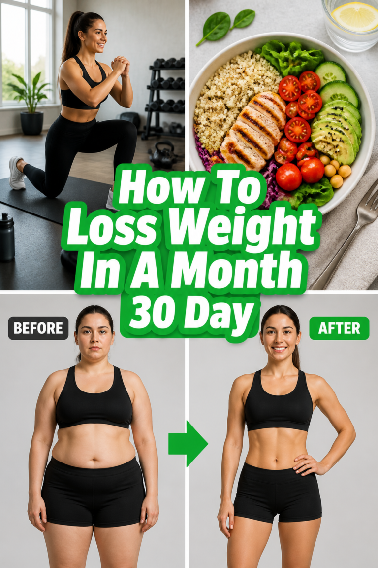 🏃‍♀️ How To Loss Weight In A Month 30 Day