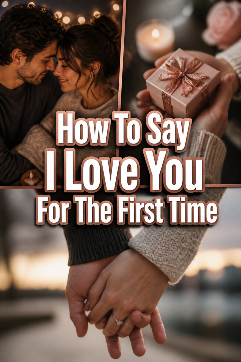 How To Say I Love You For The First Time